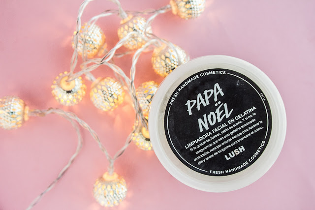 Papa Noel, la Limpiadora Facial en Gelatina de Lush. Edición Limitada de Navidad.